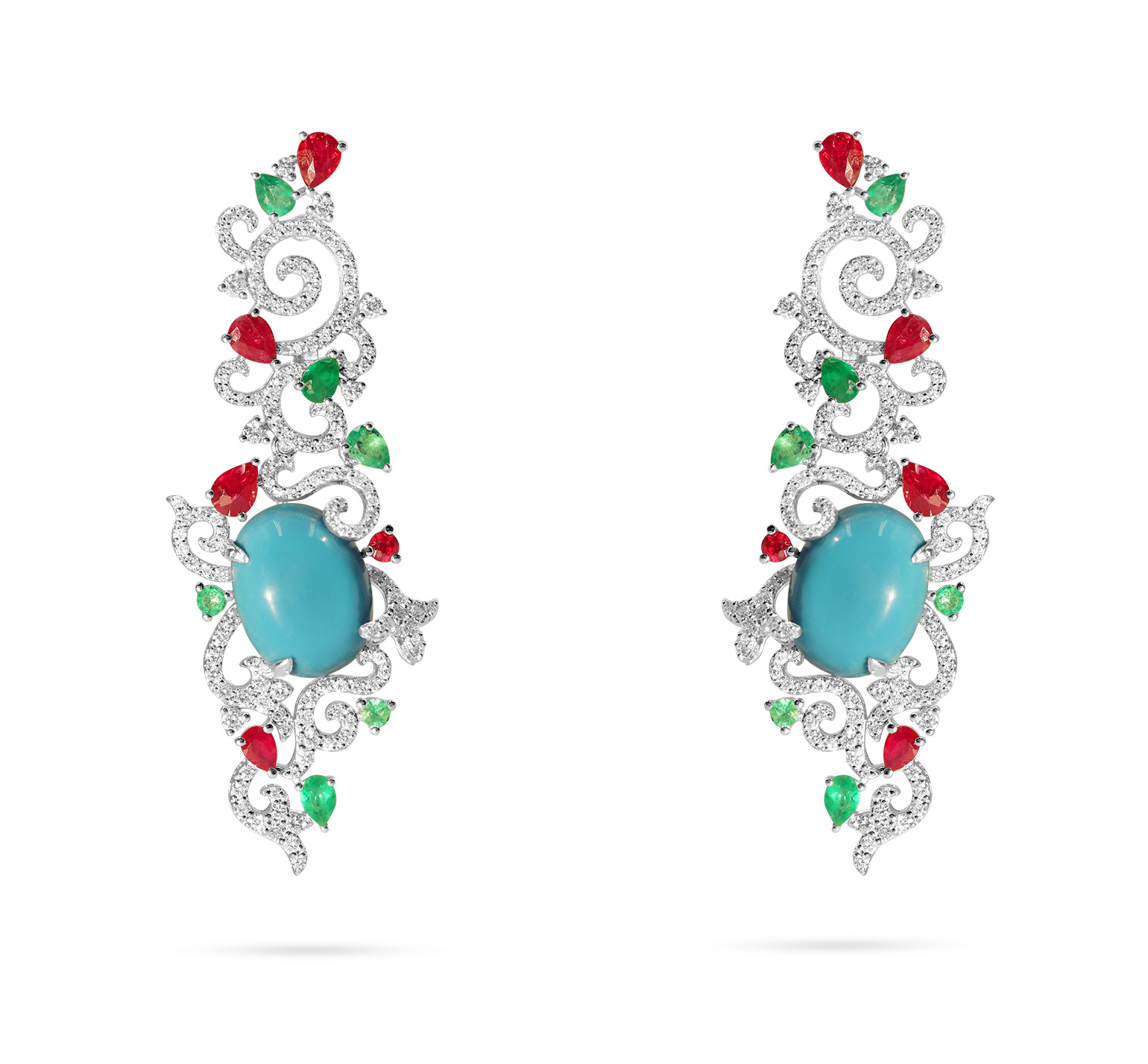 Set (earrings, necklace)