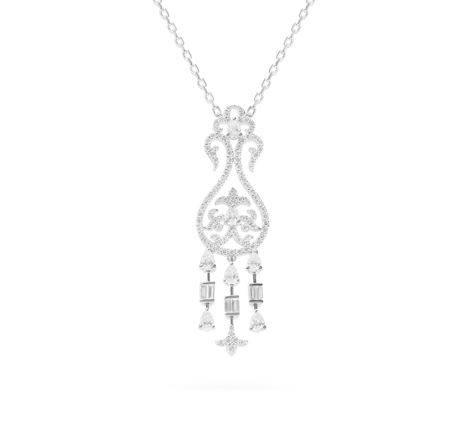 Set (pendant, ring, earrings)
