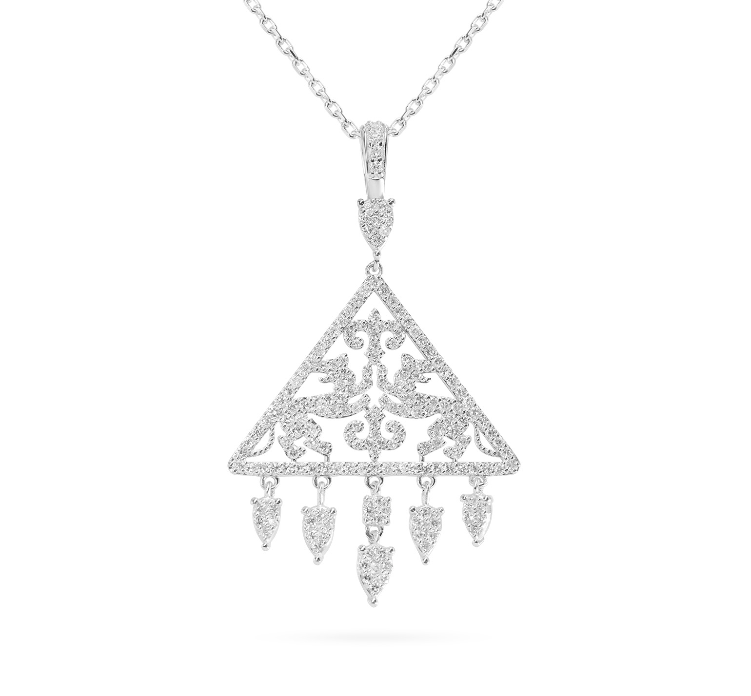 Set (pendant, earrings)